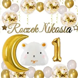 balony-zestaw-roczek-1-urodziny-baner-z-imieniem