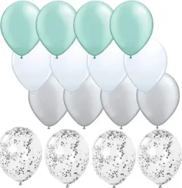 balony-zestaw-z-konfetti-srebrne-mietowe-30-szt
