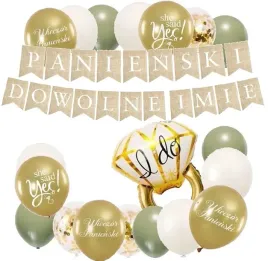balony-boho-dekoracje-wieczor-panienski-baner-imie