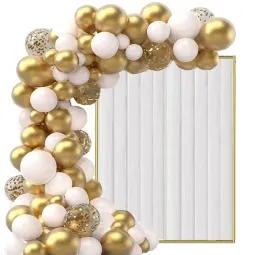 balony-luk-girlanda-biale-konfetti-zlote-120-szt
