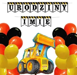 balony-zestaw-auta-bob-budowa-koparka-baner-imie