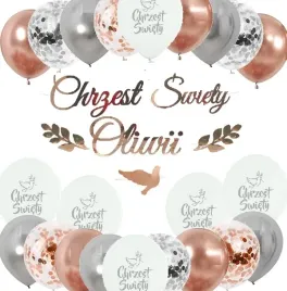 balony-na-chrzciny-baner-chrzest-rose-gold-imie