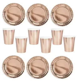 zestaw-kubeczki-talerzyki-rose-gold-rozowe-zloto