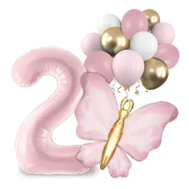 balony-na-urodziny-zestaw-dekoracji-2-latka-motylek