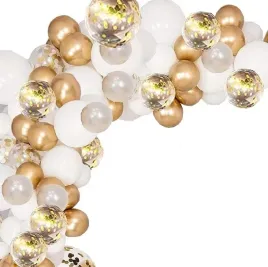 balony-biale-zlote-konfetti-girlanda-z-tasma-luk
