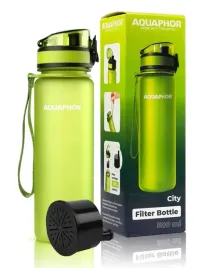 bidon-filtr-butelka-filtrujaca-aquaphor-city-zielona-wklad