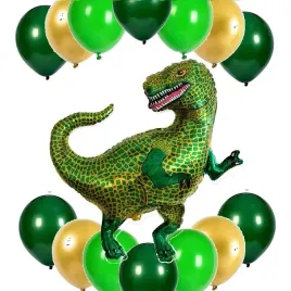 balony-zestaw-jurassic-na-urodziny-dinozaur