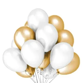 balony-lateks-metalik-biale-i-zlote-12-szt