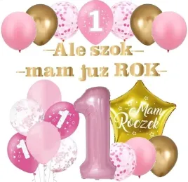 balony-zestaw-na-roczek-1-urodziny-roz