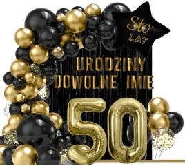 balony-na-piecdziesiatke-50-urodziny-baner-imie