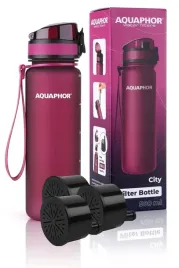 bidon-filtr-butelka-filtrujaca-aquaphor-city-bordo-3-wklady
