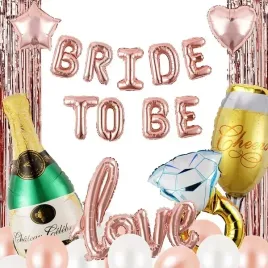 balony-bride-to-be-na-wieczor-panienski-gold-rose