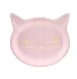 talerze-talerzyki-kotek-papierowe-roz-rozowe-zlote