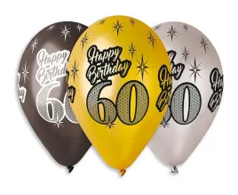 balon-12-lateks-metalik-60-urodziny-mix-6szt