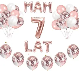 zestaw-balony-cyfra-7-lat-urodziny-rose-gold
