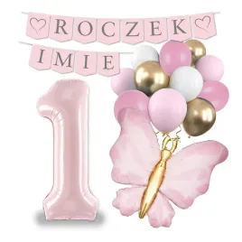 balony-na-roczek-zestaw-dekoracji-na-1-urodziny-motyl-napis-cyfra-1-imie