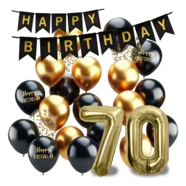 balony-zestaw-dekoracji-na-urodziny-70-lat-czarne-zlote-baner