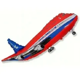 balon-foliowy-samolot-czerwony-xl