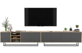 szafka-rtv-loft-komoda-rtv-loft-grafit-mat-300-cm