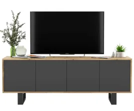 szafka-rtv-loft-grafit-mat-komoda-rtv-loft-150cm