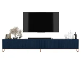 komoda-rtv-glamour-szafka-rtv-ryflowane-fronty-granatowy-mat-300-cm