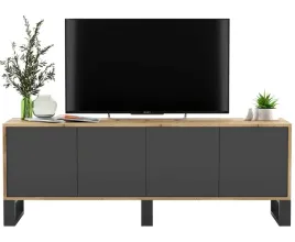 szafka-rtv-loft-grafit-mat-komoda-industrial-150cm