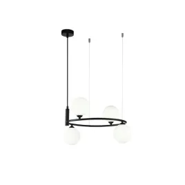 lampa-wiszaca-zyrandol-poziomy-okragly-czarny-szklane-biale-kule-maytoni