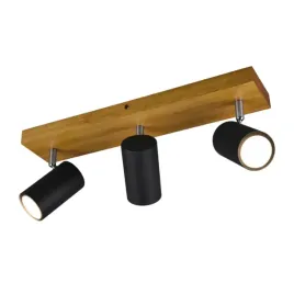 plafon-reflektor-sufitowy-spot-drewno-czarny-trio