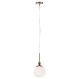 lampa-wiszaca-punktowa-mosiezna-biala-szklana-kula-nad-stol-maytoni