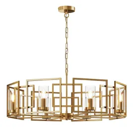 lampa-wiszaca-zyrandol-zloty-klasyczny-okragly-na-lancuchu-8-pkt-maytoni
