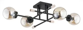 lampa-sufitowa-zyrandol-4-ramienny-czarny-szklane-klosze-alfa