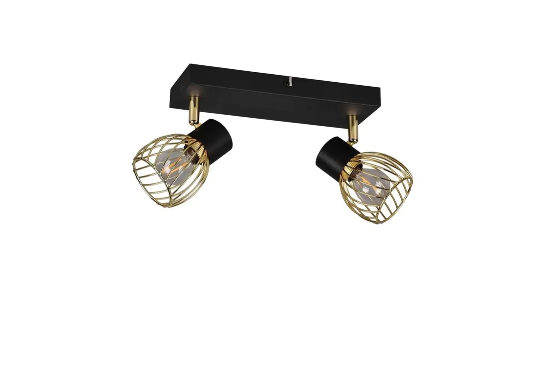 lampa-sciennna-reflektory-druciane-zlote-klosze-rl