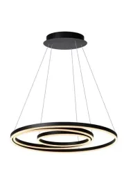 lampa-wiszaca-zyrandol-led-okragla-czarna-lucide