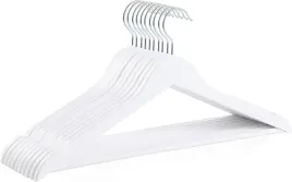 wieszak-na-ubrania-44cm-drewniany-amazon-basics-biale-zestaw-10-sztuk