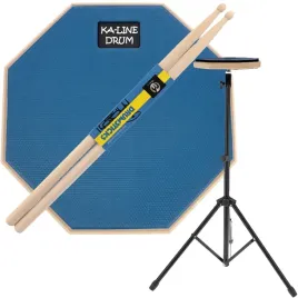 pad-perkusyjny-do-cwiczen-ppm300-8-niebieski-paleczki-statyw-zestaw