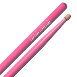 palki-paleczki-perkusyjne-hikora-rozowe-millenium-h5a-5a-hickory-pink