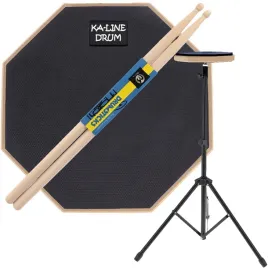 pad-perkusyjny-do-cwiczen-ppm300-8-czarny-paleczki-statyw-zestaw