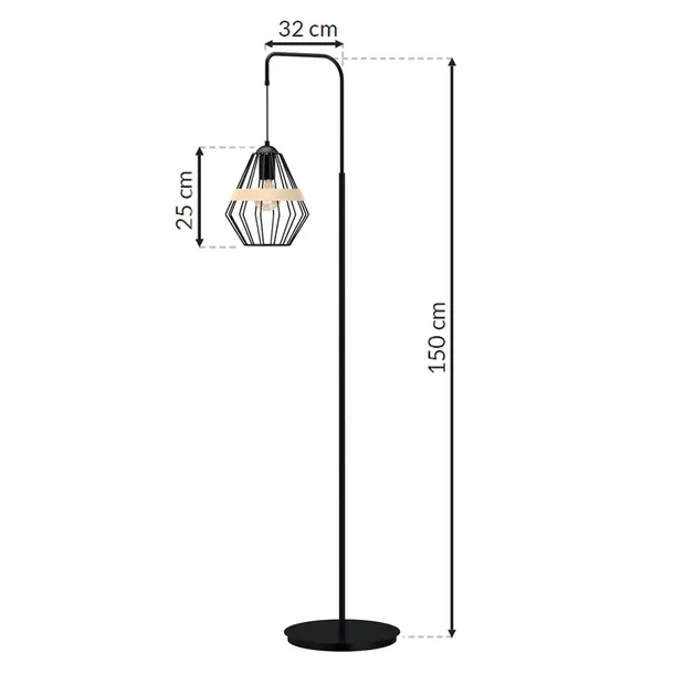 lampa-podlogowa-1x60w-e27-cliff-milagro-marka-milagro