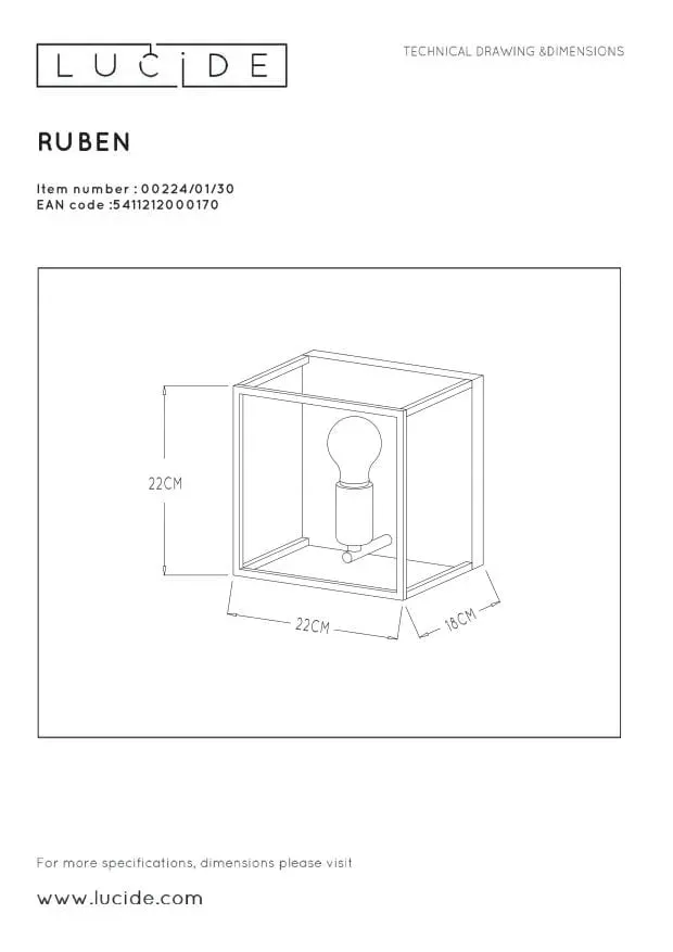 lampa-scienna-lucide-e27-40w-ruben