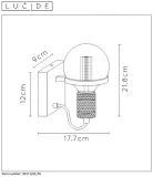 lampa-scienna-lucide-e27-60w-ottelien-stan-nowy-kolor-czarny