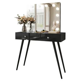 toaletka-sienna-loft-elite-z-lustrem-czarne-nogi-czarny-polysk-uchwyt