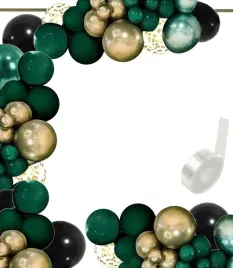 balony-girlanda-balonowa-luk-zielone-zlote