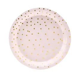 talerzyki-papierowe-rozowe-zlote