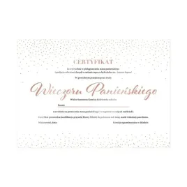 certyfikat-na-wieczor-panienski-rose-gold