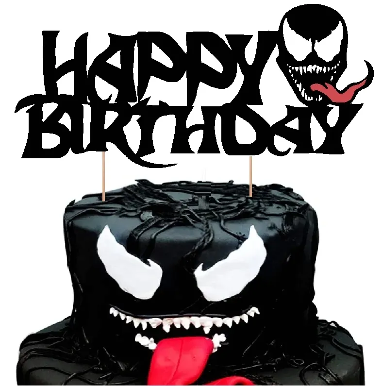 topper-dekoracja-na-tort-spiderman-venom