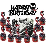 pikery-dekoracja-babeczek-spiderman-venom-stan-nowy