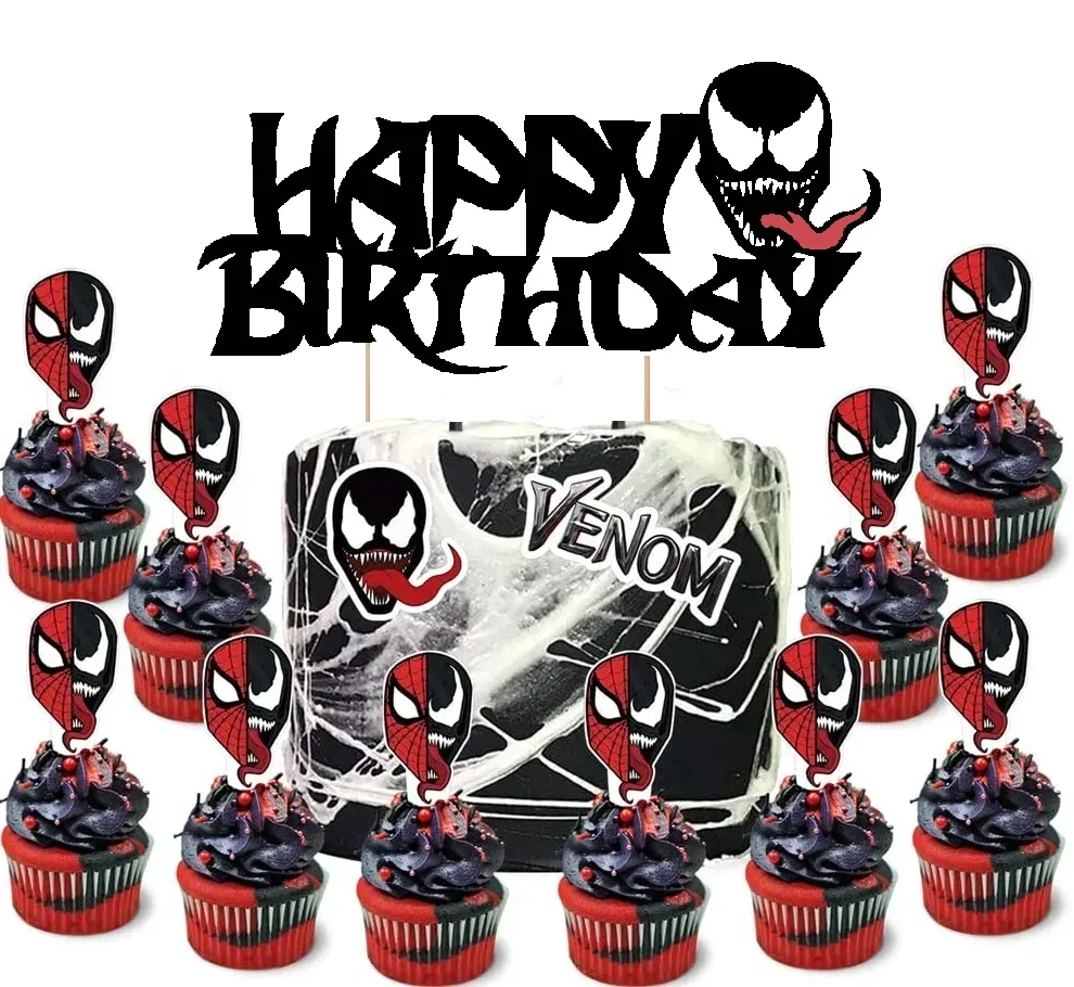 pikery-dekoracja-babeczek-spiderman-venom
