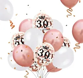 balony-na-trzydzieste-urodziny-30-lat-rose-x15