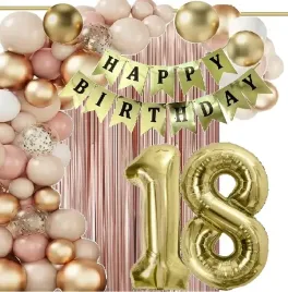 balony-zlote-dekoracje-na-urodziny-cyfra-18-lat-bez-wild-rose-gold