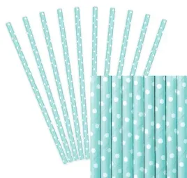 slomki-papierowe-niebieskie-biale-groszki